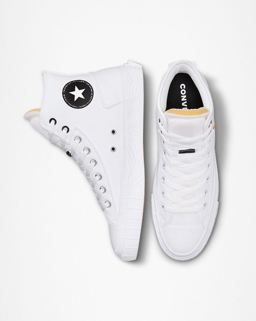 Women's Converse Chuck Taylor Alt Star Canvas High Top Shoes White / Black / White | AU 01394X